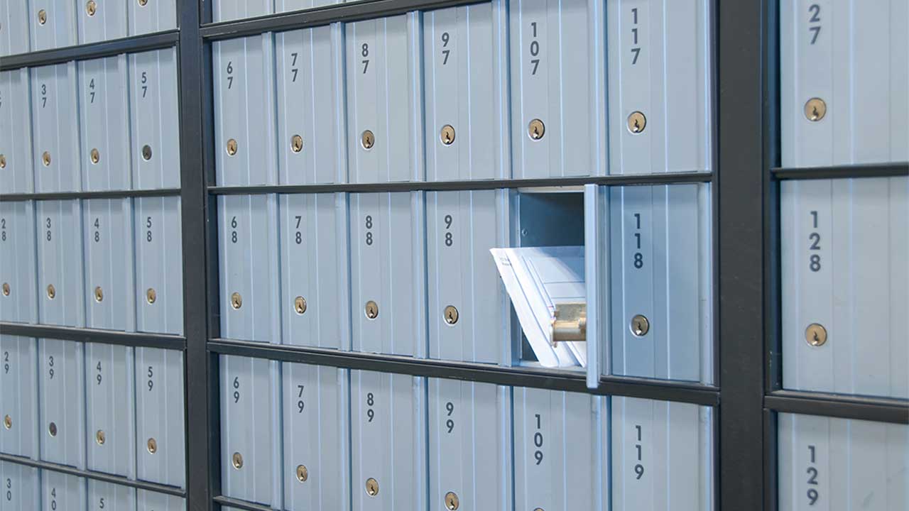 apartment mailboxes